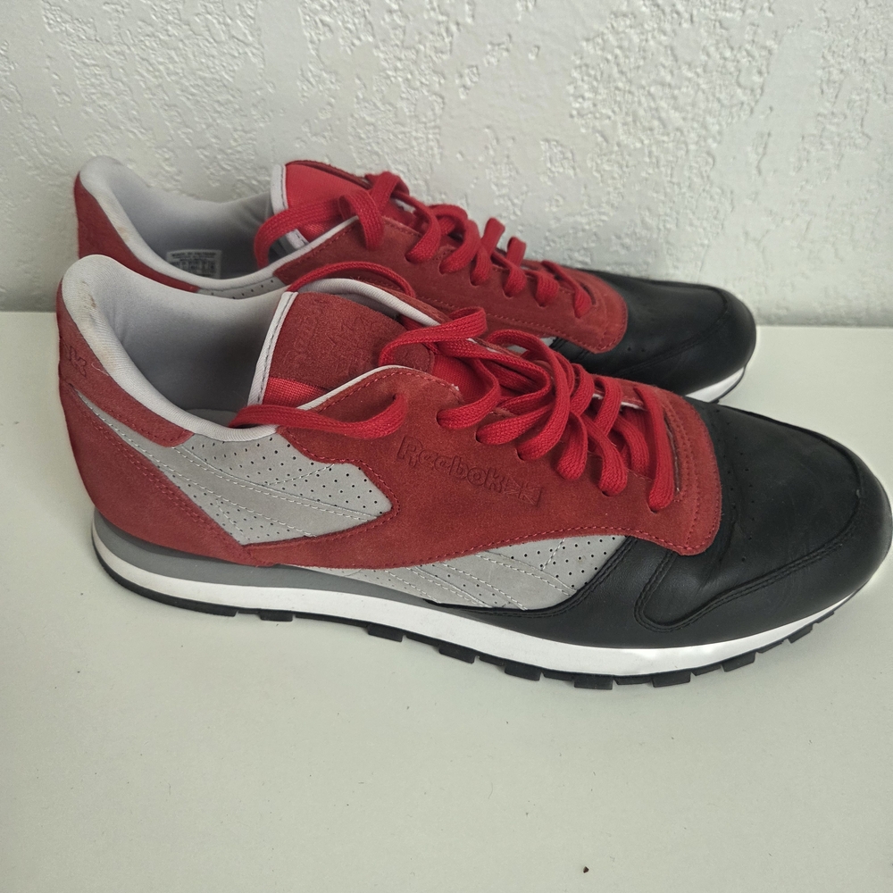 Reebok Red and Black Sneakers Stash City  Classic Collection